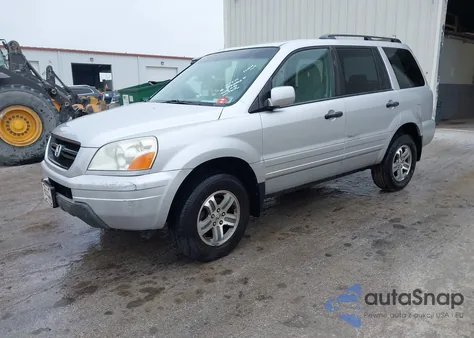 2005 Honda Pilot Ex из США, поврежденный, VIN 5FNYF18425B057646